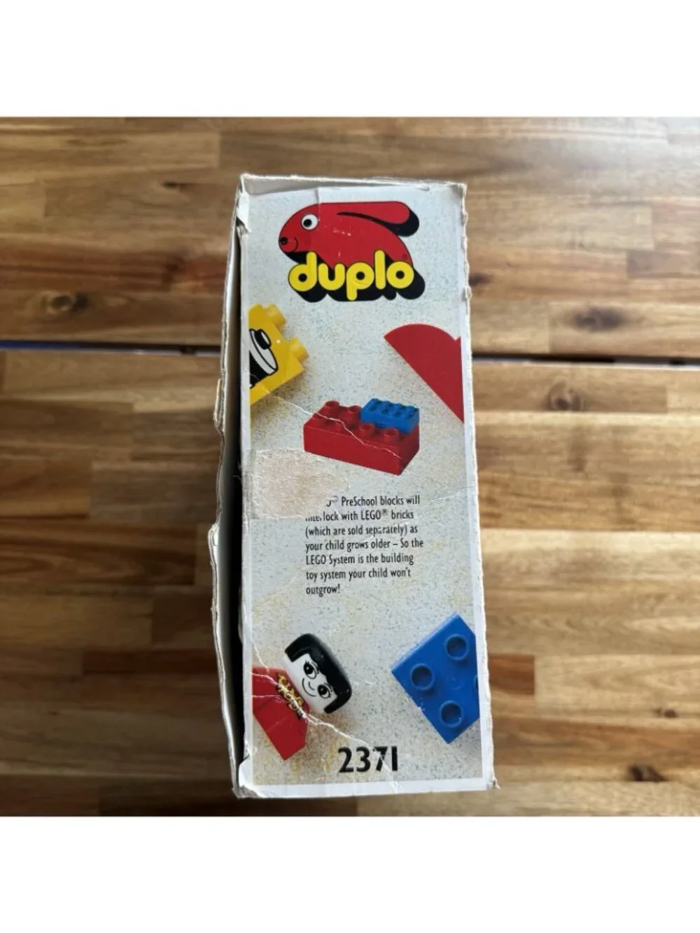 VTG‎ LEGO DUPLO PreSchool Basic Building Set 2371 INCOMPLETE SEE PICTURES RARE